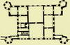 Pałac w Kielcach - Plan pierwszego piętra pałacu  [<a href=/bibl_ksiazka.php?idksiazki=232&wielkosc_okna=d onclick='ksiazka(232);return false;'>źródło</a>]