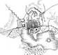 Zamek w Morągu - Plan miasta i zamku z lat 1826-1828 według T.Ch.Giesego  [<a href=/bibl_ksiazka.php?idksiazki=211&wielkosc_okna=d onclick='ksiazka(211);return false;'>źródło</a>]