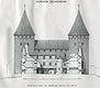Zamek w Nidzicy - Plan zamku według Conrada Steinbrechta, 'Die Ordensburgen der Hochmeisterzeit in Preussen...', Berlin 1920