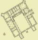 Zamek w Płakowicach - Plan zamku według K.Guttmejera  [<a href=/bibl_ksiazka.php?idksiazki=936&wielkosc_okna=d onclick='ksiazka(936);return false;'>źródło</a>]