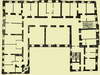 Zamek w Pszczynie - Plan drugiego piętra pałacu  [<a href=/bibl_ksiazka.php?idksiazki=232&wielkosc_okna=d onclick='ksiazka(232);return false;'>źródło</a>]