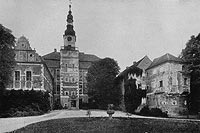 Pielaszkowice - Zamek w Pielaszkowicach na zdjęciu z 1913 roku