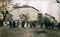 Piotrkw Trybunalski - Zamek w Piotrkowie Trybunalskim na zdjciu z lat 1915-18