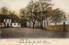 Zamek w Piszu - Plac zamkowy na widokówce z 1910 roku