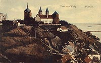 Zamek w Płocku - Zamek w Płocku na zdjęciu z lat 1910-15