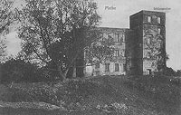 Zamek w Potach - Zamek w Potach na zdjciu z 1909 roku