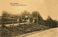 Zamek w Pokrzywnie - Zamek w Pokrzywnie na zdjęciu z 1906 roku