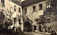 Poczyn-Zdrj - Zamek w Poczynie-Zdroju na zdjciu z lat 1930-40