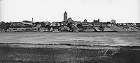 Prabuty - Zamek w Prabutach na zdjęciu z 1899 roku