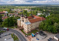 Zamek w Prószkowie - Zdjęcie z lotu ptaka, fot. ZeroJeden, V 2020