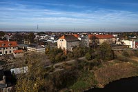 Zamek w Pyzdrach - Zdjęcie lotnicze, fot. ZeroJeden, X 2021
