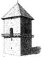 Wieża w Bieławinie - Próba rekonstrukcji wieży w Bieławinie według Konstantego Prożogi  [<a href=/bibl_ksiazka.php?idksiazki=411&wielkosc_okna=d onclick='ksiazka(411);return false;'>źródło</a>]