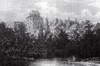 Zamek w Bodzentynie - Widok od południowego-zachodu według akwareli A.Schouppe z 1861 roku  [<a href=/bibl_ksiazka.php?idksiazki=298&wielkosc_okna=d onclick='ksiazka(298);return false;'>źródło</a>]