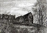 Chomętowo - Zamek w Chomętowie na rysunku z lat 1910-25