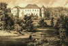 Zamek w Dębnie - Zamek na litografii Napoleona Ordy, 'Album Widoków', Seria 6, 1880