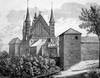 Katedra we Fromborku - Drzeworyt według fotografii K.Bayera, Kłosy 399, 1873 ze zbiorów Biblioteki Instytutu Badań Literackich PAN