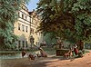 Zamek w Gościszowie - Litografia Theodora Blatterbauera z połowy XIX wieku z teki Alberta Dunckera