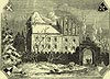Zamek Grodztwo w Kamiennej Górze - Drzeworyt z 1875 roku