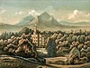 Zamek w Karpnikach - Litografia Theodora Alberta z połowy XIX wieku z teki Alberta Dunckera