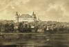 Pałac w Kielcach - Zamek na litografii Napoleona Ordy, 'Album Widoków', Seria 7, 1881
