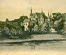 Zamek w Kliczkowie - Zamek w Kliczkowie na widokówce z początków XX wieku