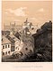 Zamek w Lublinie - Zamek królewski w Lublinie na litografii Adama Lerue, Album lubelskie, 1858-1859