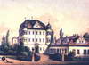 Zamek w Modle - Zamek na litografii z XIX wieku