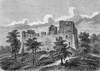 Zamek w Mokrsku Górnym - Drzeworyt Lewickiego, Tygodnik Illustrowany 1861 ze zbiorów Biblioteki Instytutu Badań Literackich PAN