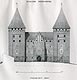 Zamek w Nidzicy - Elewacja wschodnia zamku, rysunek Conrada Steinbrechta