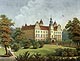Zamek w Niemodlinie - Litografia Ferdinanda Pazelta z połowy XIX wieku z teki Alberta Dunckera