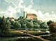 Zamek w Otmuchowie - Litografia z połowy XIX wieku z teki Alberta Dunckera