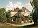 Zamek w Otyniu - Litografia z połowy XIX wieku z teki Alberta Dunckera