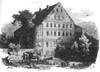 Zamek w Piotrowicach Świdnickich - Drzeworyt Klitzscha i Rochlitzera według rysunku Theodora Blätterbauera z około 1885 roku