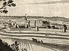 Zamek w Świdwinie - Fragment panoramy Świdwina z 1652 roku według miedziorytu Meriana  [<a href=/bibl_ksiazka.php?idksiazki=101&wielkosc_okna=d onclick='ksiazka(101);return false;'>źródło</a>]