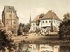 Zamek w Szamotułach - Litografia Theodora Blatterbauera z połowy XIX wieku z teki Alberta Dunckera