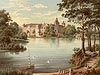 Zamek w Szymbarku - Litografia Dorgerloha z połowy XIX wieku z teki Alberta Dunckera