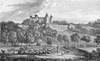 Zamek w Wiśniczu Nowym - Drzeworyt, Tygodnik Illustrowany 1859 ze zbiorów Biblioteki Instytutu Badań Literackich PAN