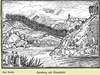 Zamek Grodno w Zagórzu Śląskim - Rysunek Kurta Arendta z lat 20. XX wieku, V.Schaetzke - Schlesische Burgen und Schlösser