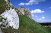 Zamek w Rabsztynie - Widok na południowe skrzydło zamku dolnego, fot. ZeroJeden, IV 2002