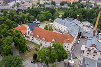 Zamek w Raciborzu - Zdjęcie lotnicze, fot. ZeroJeden, VI 2019