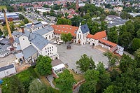 Zamek w Raciborzu - Zdjęcie lotnicze, fot. ZeroJeden, VI 2019