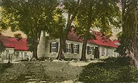 Zamek w Resku - Zamek w Resku na zdjciu z 1910 roku