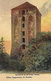 Zamek w Rogóźnie - Zamek w Rogóźnie na zdjęciu z lat 1900-14