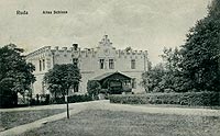 Ruda lska - Zamek w Rudzie lskiej na zdjciu z lat 1910-15