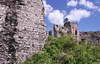 Zamek Tenczyn w Rudnie - Mury zamku górnego, fot. ZeroJeden, V 2004