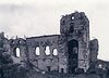 Zamek Tenczyn w Rudnie - Ruiny Tęczyna na fotografii z 1905 roku
