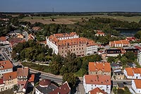 Zamek w Rynie - Zdjęcie lotnicze, fot. ZeroJeden, IX 2021