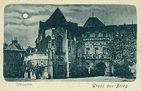 Zamek w Brzegu - Brzeg na widokwce z 1898 roku
