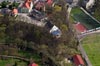 Zamek w Skarszewach - Widok z lotu ptaka od północnego-zachodu, fot. ZeroJeden, V 2013