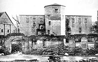 Zamek w Supsku - Zamek w Supsku na zdjciu z 1945 roku